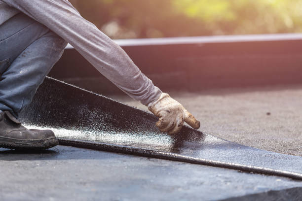 Professional Waterproofing technician working in Ramsey, NJ